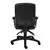 Nicer Furniture®Middle Back Chair Black PU with Adjustable Arms