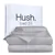 Hush Iced Sheet and Pillowcase Set King- Grey