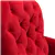 Valencia Moulin Premium Parisian red velour Power Luxury Recliner, Red