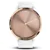 Garmin vivomove HR Sport Hybrid Smartwatch - Rose Gold with White Band