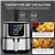 London Sunshine Oil Free Air Fryer, 5.8Qt Hot Air Fryers with 7 Preset Cook