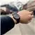 Black Sandalwood Watch with Real Portuguese Black Cork Wristband