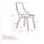 Dahlia/Avery 5Pc Dining Set - Walnut Table/Grey Chair