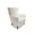 Aries Cream Living Room Accent Chair