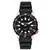 Columbia Pacific Outlander Black 3-Hand Date Black Silicone Watch