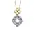 Diamond Pendant in 10K (0.25 CT. T.W.) - Silver and Gold