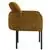 Josephine Accent Chair - Mustard/Black Leg