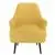 Jack Fabric Accent Chair - Mustard