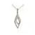 Diamond Pendant in 10K (0.08 CT. T.W.) - Silver and Rose