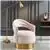 Lily Accent Chair - Blush Pink/Gold