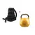 VENTRAY HOME Battle Rope 38mm x 15m and 16KG Kettlebell Bundle