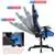 Gaming Chair PU Leather with Headrest Lumbar Support