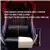 Gaming Chair PU Leather with Headrest Lumbar Support and Footrest (Pur
