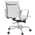Nicer Furniture Aluminium Real leather Conference Chair White