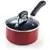 Cook N Home 02601 Stay Cool Handle, Red Marble Pattern 12-Piece