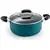 Cook N Home 02588 Stay Cool Nonstick Cookware Set, Turquoise