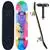 Complete Skateboards for Beginners Adults Teens Kids Girls Boys 31'x8'