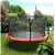 JustFly Trampoline 10FT 12FT 14FT with Top Ring Enclosure Net, Outdoor