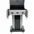 Kenmore - 3 Burner Pedestal Grill with Foldable Side Shelves
