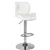 Tripatch Modern PU Height Adjustable Dining Bar Stool in White
