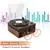 LP&No.1 Bluetooth Vinyl Record Player with External Speakers