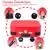LP&No.1 Portable Bluetooth Turntable Vinyl Record Player Red