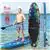 SereneLife Inflatable Stand Up Paddle Board Black