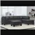 Grey Linen Sofa Sectional Large Set With Ottoman