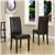 Espresso Bonded Leather Chairs (2 Chairs)