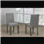Grey Linen Grey Finish Chairs (2 Chairs)