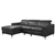 Urban Cali Berkeley Sleeper Sectional Sofa with Left Storage Chaise