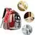 AJY Pet Clear Cat Backpack Carrier Red
