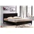 True Contemporary Mirabel King Espresso Faux Leather Platform Bed