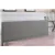 True Contemporary Mirabel Full Grey Faux Leather Platform Bed