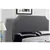 True Contemporary Markle Full Dark Grey Linen Upholstered Platform Bed