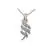 Diamond Pendant in 10K (0.1 and 0.036 CT. T.W.) - Silver and Rose