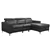 Urban Cali Berkeley Sleeper Sectional Sofa with Right Storage Chaise