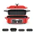 Electric Grill With 5 Interchangeable Nonstick Pans Bundle