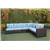 CIEUX Provence Outdoor Patio Wicker Rattan Modular L-Shaped Sectional