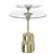 Tomos 2 Pcs. Accent Table Set In Gold
