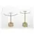 Tomos 2 Pcs. Accent Table Set In Gold