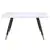 Emery Rectangle Dining Table - White