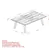 Alexis/Hailey 7Pc Dining Set - Grey Table/Grey & Light Grey Chair