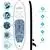 FEATH-R-LITE Stand Up Paddle Board Black and Blue