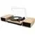 LP&No.1 Bluetooth Vinyl Record Player with External Speakers