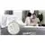 GhostBed Supima Cotton & Tencel 4 Pc Luxury King Sheet Set - White
