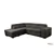 Urban Cali Pasadena Sectional Sofa with Left Storage in Noble Cement