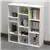 12-Cube Large Modern Bookshelf Storage Organizer
