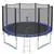 14 Feet Outdoor Trampoline Set for 3-5 Adults & Kids