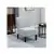 Armless Accent Chair for Bedroom, Upholstered Slipper Side Chair for L
